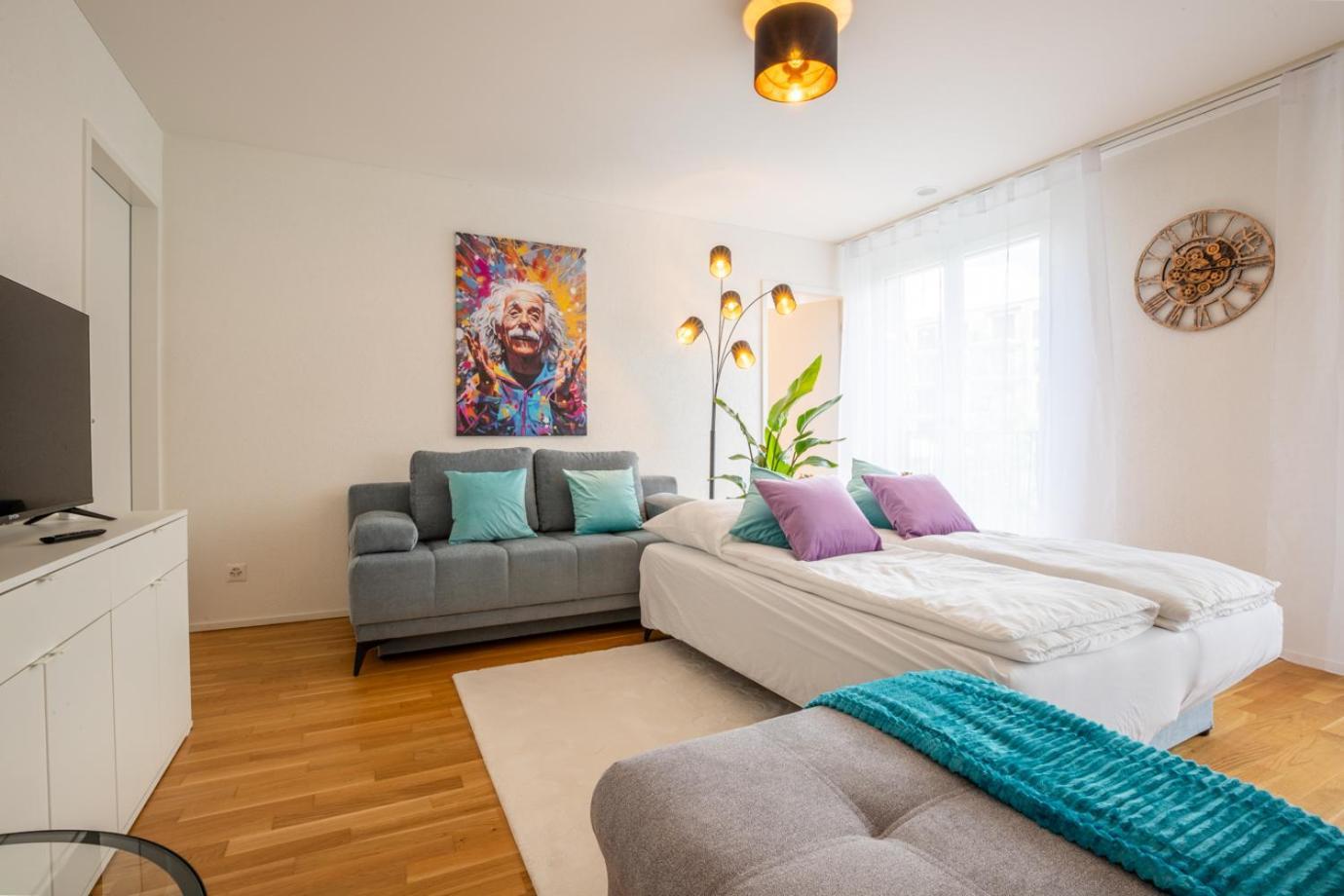 Special Einstein Iiv Apartment, Messe Kleinbasel 10-Star Bagian luar foto